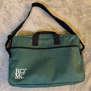 Green BMC Laptop Bag with Black Strap